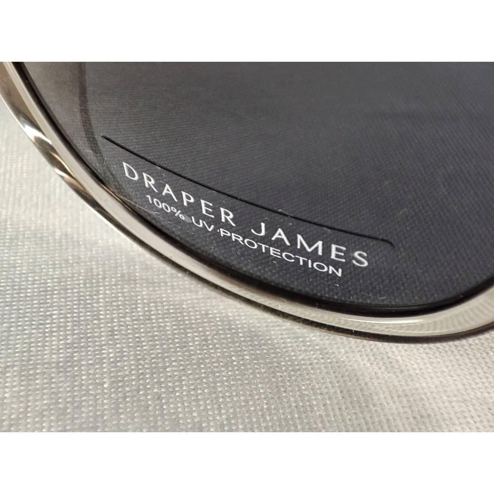 Draper James DJ7043 037 Smoke Gradient Sunglasses Floral Temples 55-19-145 NWT